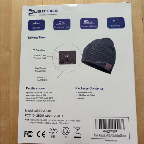 Musicbee Music Beanie Never Opened! - Picture 6 of 6